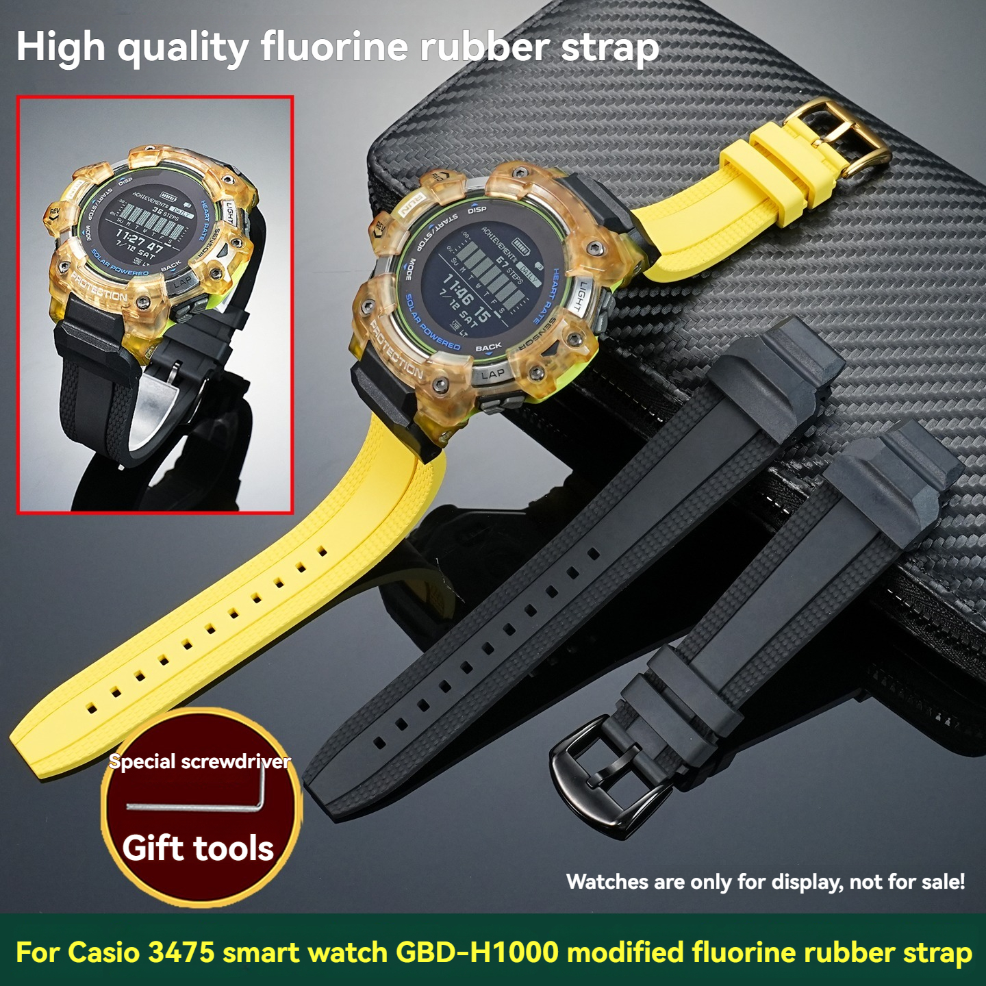 gbd-h1000 Fluororubber watchba – Smartwatch Casio Watches For Men Bewertung und Preis