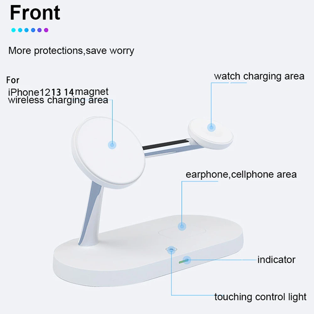 3 in 1 Wireless Charger Stand  – Watch 7 Smartwatch Iphone Bewertung und Preis