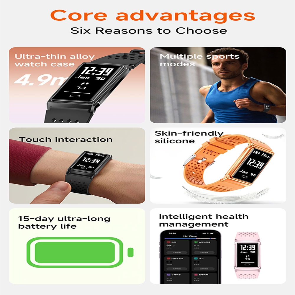 2026New 4.9mm Ultra-Slim Smart – Smartwatch Slim Watches For Men Bewertung und Preis
