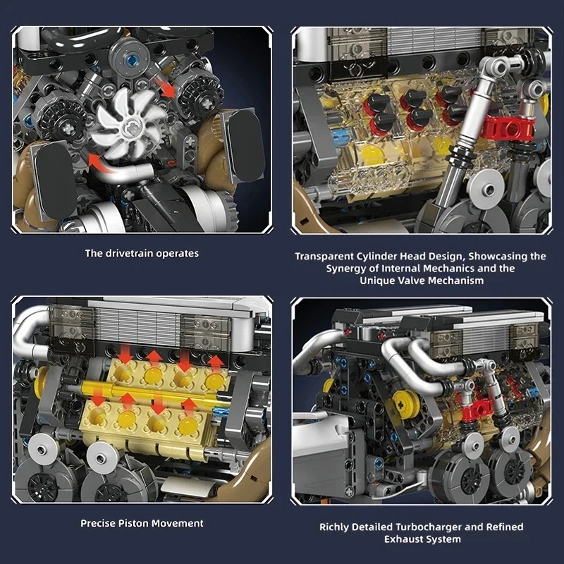MOULD KING 10131 W16 Engine Bu – Watch V8 Bewertung und Preis