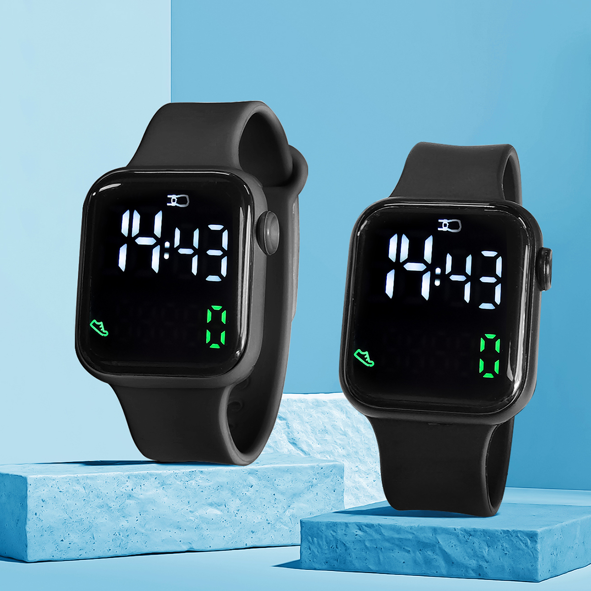New 2PCS Student Minimalist Sm – Smartwatch Watches Boys Bewertung und Preis