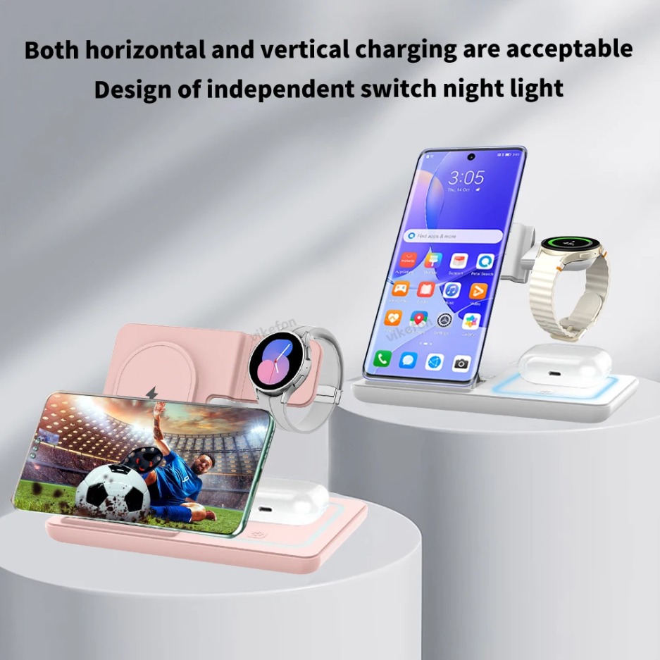 3 In 1 Foldable Wireless Charg – Smartwatch Apple Watch Bewertung und Preis