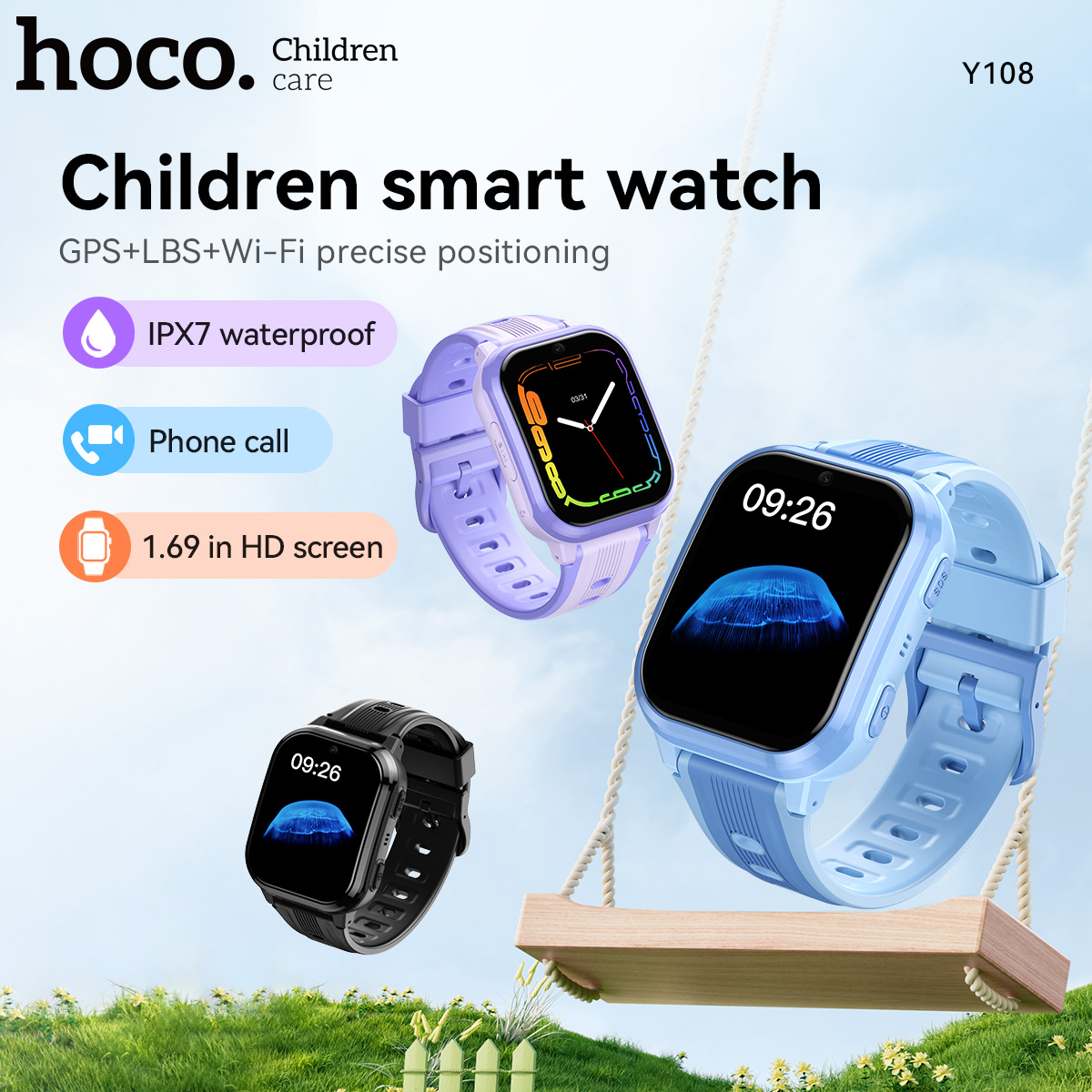 HOCO Y108 1.69inch HD LCD Curv – Smartwatch Watches Boys Bewertung und Preis