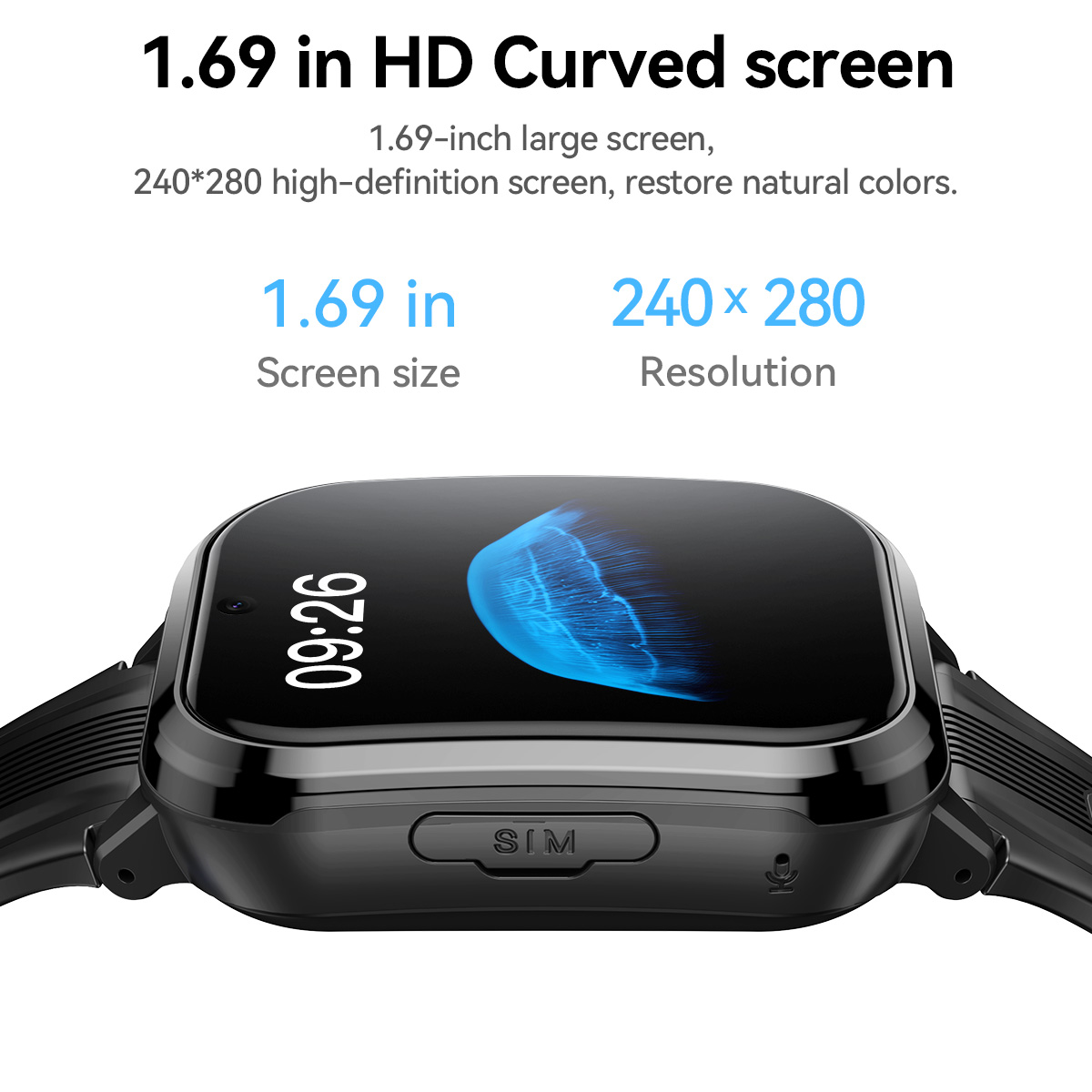 HOCO Y108 1.69inch HD LCD Curv – Smartwatch Watches Boys Bewertung und Preis