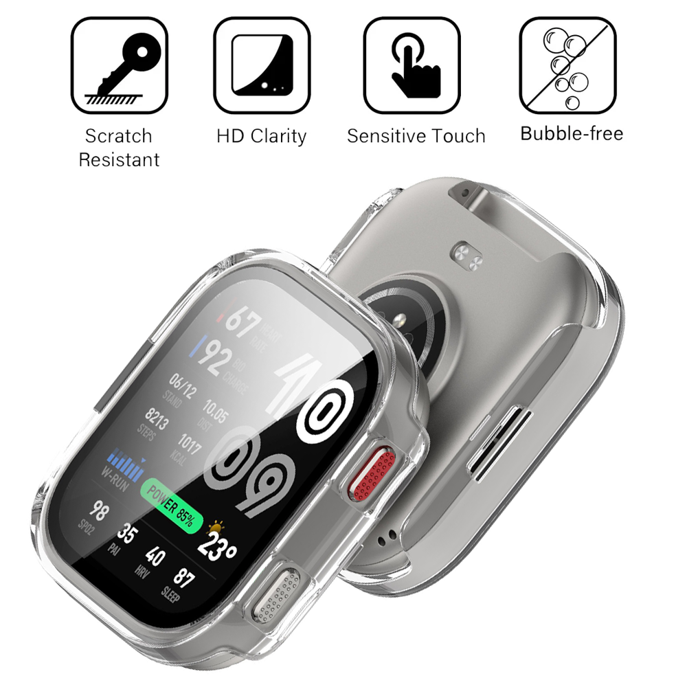 PC Case+Tempered Glass For Ama – Smartwatch Watches Amazfit Bewertung und Preis