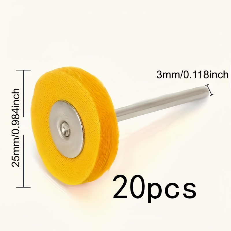 20Pcs 3mm Yellow Polishing Clo – Watch Polishing Cloth Bewertung und Preis