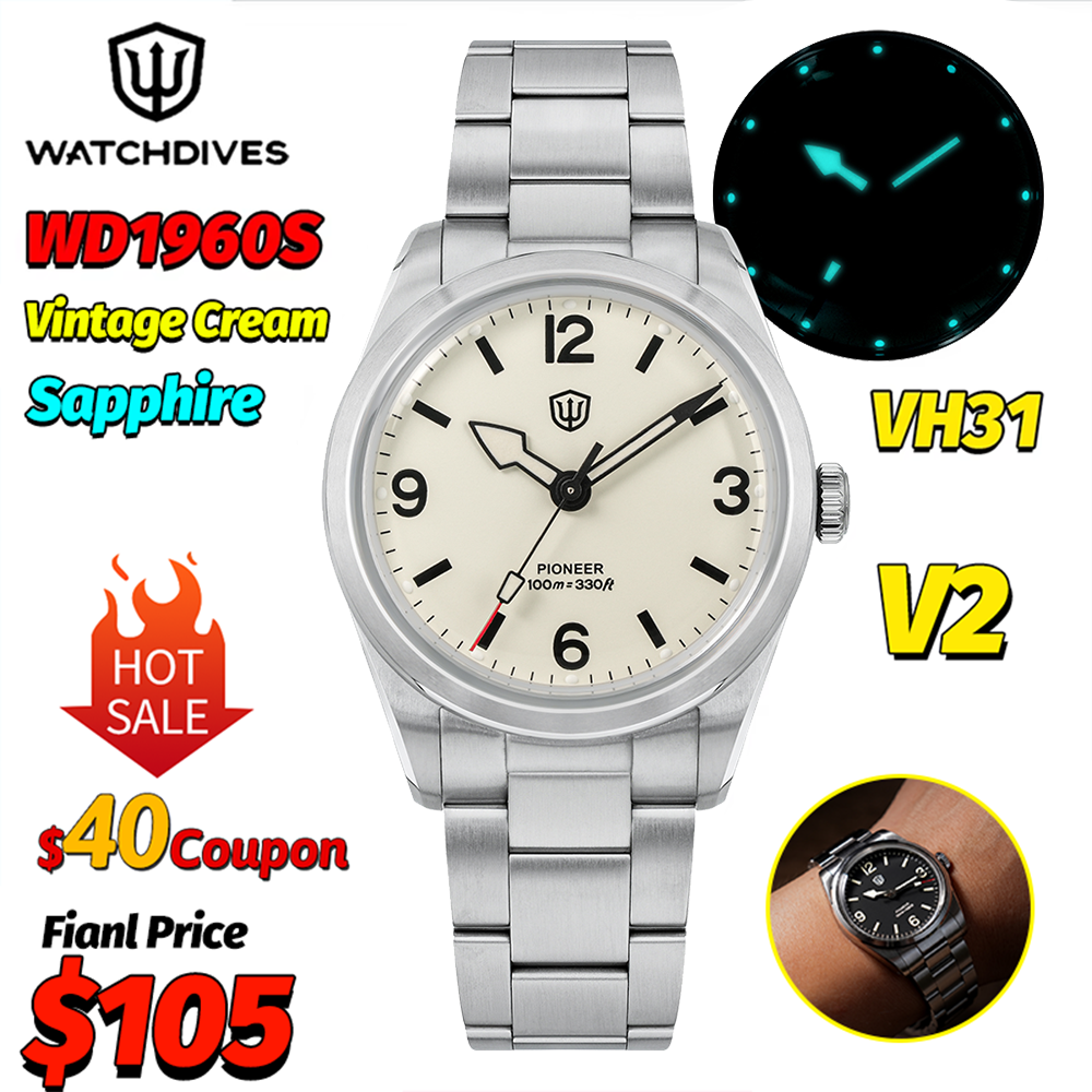 Watchdives WD1960S V2 Vintage  – Smartwatch Vintage Watches For Men Bewertung und Preis