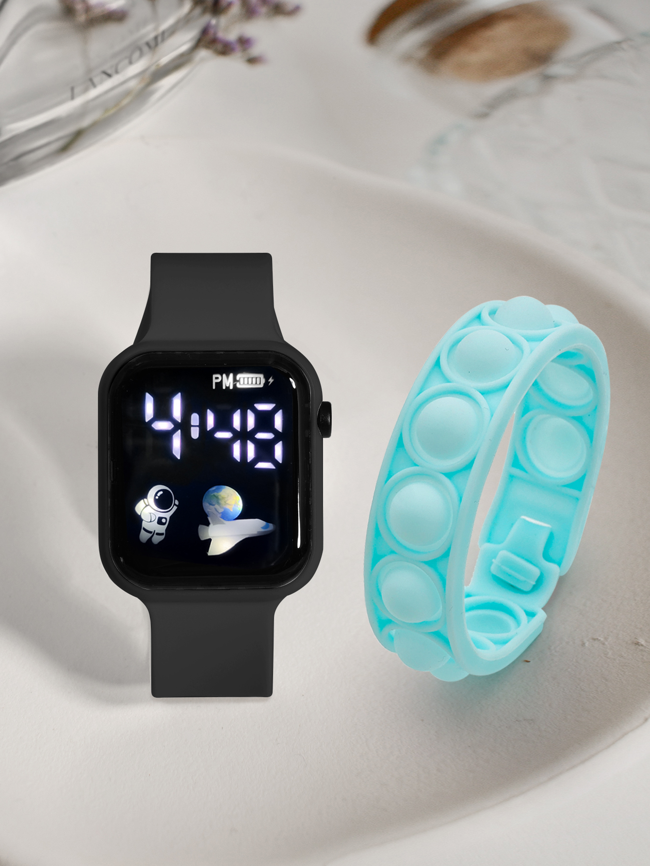 2PCS Children's Smart Watch Br – Smartwatch Watches Boys Bewertung und Preis
